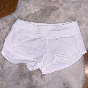 Speed up low rise lined shorts